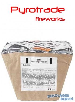 Pyrotrade Feuerwerk Batterie Gold and Red Fantasy