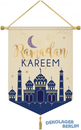 Grosser Wimpel Ramadan Kareem fr das Zuckerfest