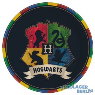 8 Harry Potter Party Teller 23 cm Hogwarts