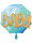 Folienballon Oh Baby Boy mit 3D Effekt