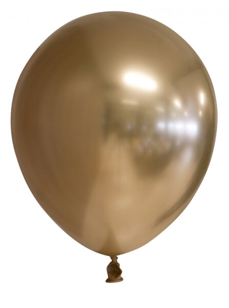 Deko Chrome oder Spiegel Luftballons gold 30 cm 12"