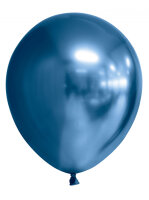 Deko Chrome oder Spiegel Luftballons blau 30 cm 12"
