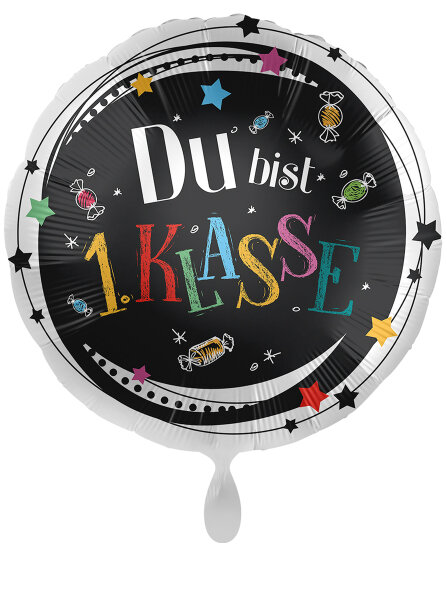 Jumbo Folienballon zur Einschulung