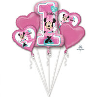 Ballon Bouquet Minnie Mouse 1. Geburtstag