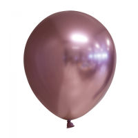 Deko Chrome Spiegel  Luftballons rose gold 30 cm 12"