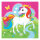 20 Party Servietten mit Einhorn Motiv