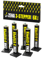6 Silvester Feuerwerk 3 Stepper Fontänen von Zena