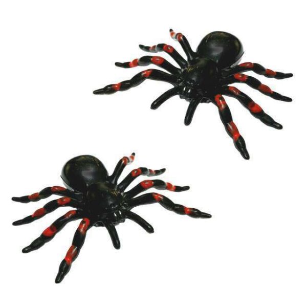 Set mit 2 Halloween Spinnen