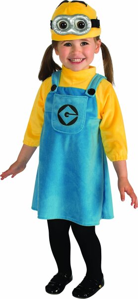 Original Minion Dave Kostüm als Kleid für Kinder