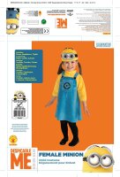 Original Minion Dave Kostüm als Kleid für Kinder