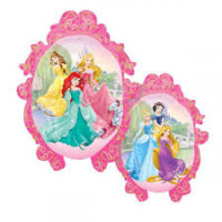 Folienballon Disney Prinzessinnen im Spiegel