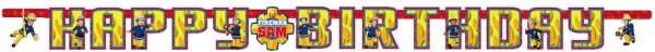 Happy Birthday Buchstaben Girlande Fireman Sam Feuerwehr