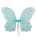 Flügel für Schmetterling oder Fee in blau 49cm