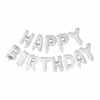 Folienballon Schriftzug Happy Birthday in verschiedenen...