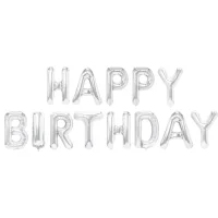 Folienballon Schriftzug Happy Birthday in verschiedenen...