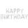 Folienballon Schriftzug Happy Birthday in verschiedenen Farben