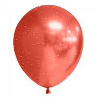 Deko Chrome oder Spiegel Luftballons rot 30 cm 12"