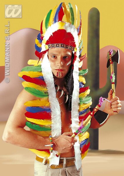 Großer Häuptlings Federkopfschmuck für Indianer