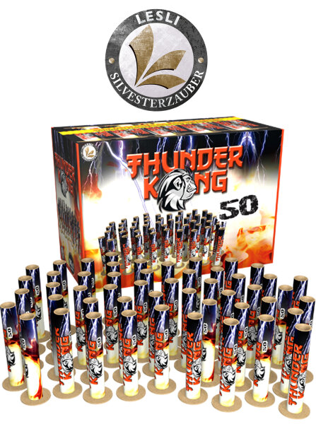 50 Bombenrohre Thunder Kong 50 von Lesli