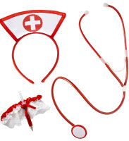 Krankenschwester Kostüm Set
