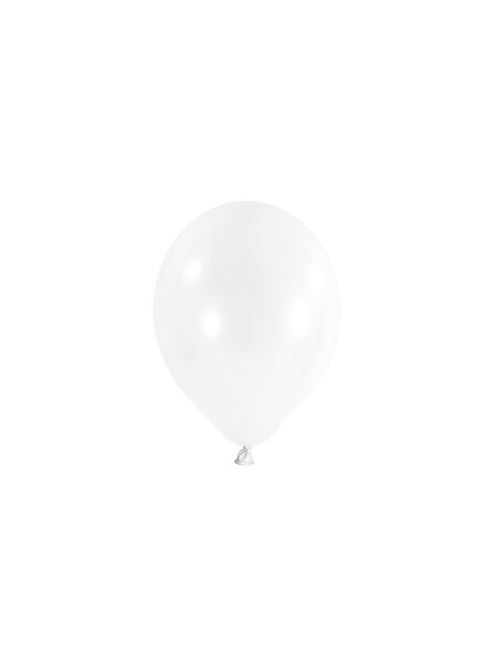 100 Deko Luftballons 5" 12 cm Mini Ballons transparent
