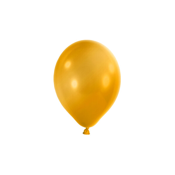 100 Deko Luftballons 5" 12 cm Mini Ballons in metallic orange
