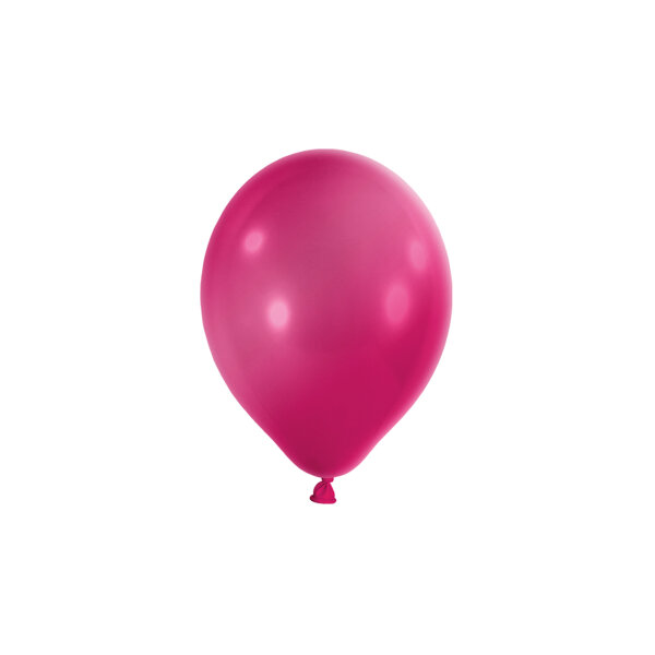 100 Deko Luftballons 5" 12 cm Mini Ballons in metallic pink