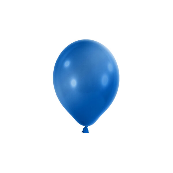 100 Deko Luftballons 5 12 cm Mini Ballons in metallic blau
