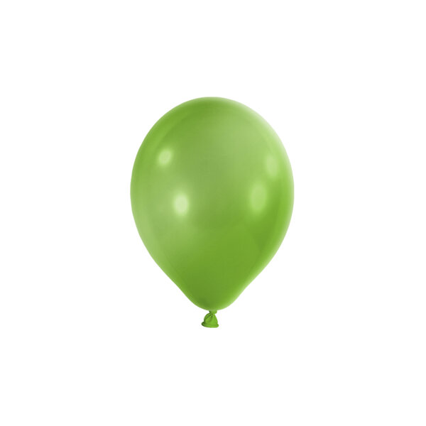 100 Deko Luftballons 5 12 cm Mini Ballons in metallic lemon green