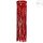 Lamettaring 20 cm mit 75 cm langen Lametta Fransen in rot