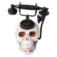 Halloween Deko Totenkopf Telefon
