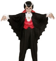Schwarzer Vampir Fledermaus Umhang für Kinder...