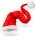 Weihnachtsmütze für Weihnachtsmann extra lang
