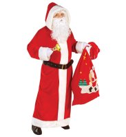 Santa Claus Kostüm Weihnachtsmann Mantel