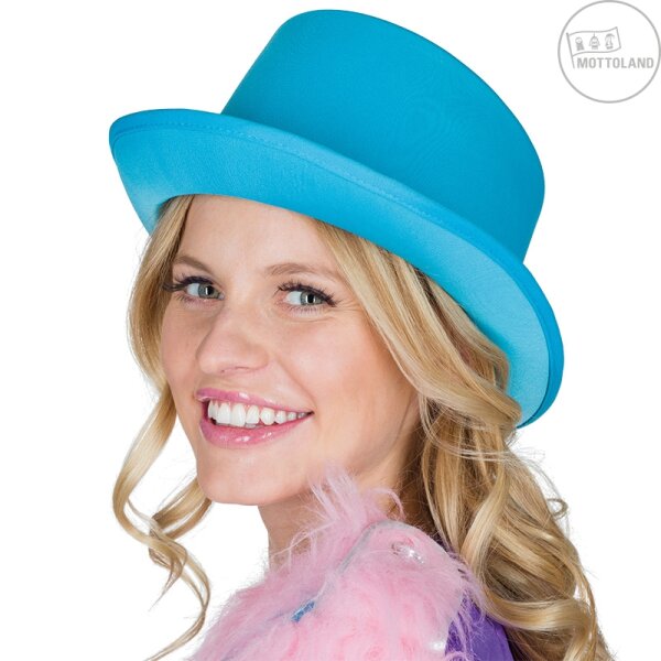 Party Hut Zylinder in vielen Farben Farbe: lila violett