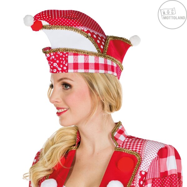 Narrenkappe rot weiss