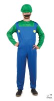 Blauer Handwerker Overall für Luigi