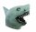 Hai Maske aus Latex für den Haifisch