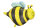 Folienballon als Biene 77cm