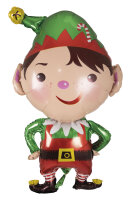 Elf oder Wichtel Folienballon mit Mütze
