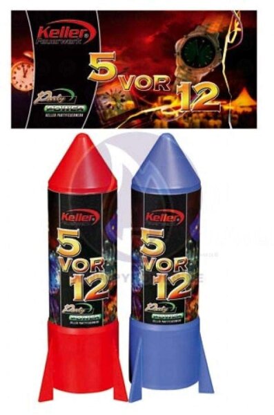 2er Set Silvester Tischfeuerwerk Raketen