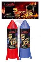 2er Set Silvester Tischfeuerwerk Raketen