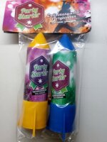 2er Set Silvester Tischfeuerwerk Raketen