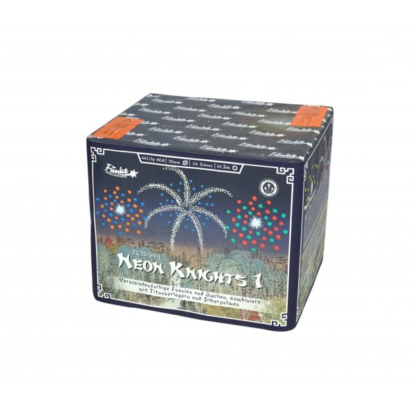 Funke Feuerwerk Batterie Neon Knights 1