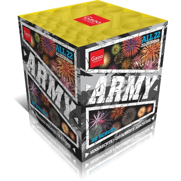 Gaoo Feuerwerk Batterie Army
