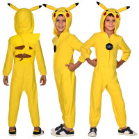 Original Pokemon Pikachu Kostüm für Kinder