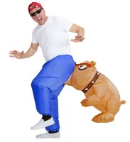 Air Suit Kostüm mit Kampfhund