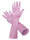 Handschuhe 40 cm Satin Pink