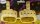 Brille mit Stinkefinger in gold