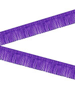 Fransengirlande in lila violett mit 30 cm langen Fransen